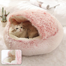 Load image into Gallery viewer, HOOPET Pet Dog Cat Bed Round Plush
