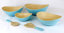 Load image into Gallery viewer, CUZINA 6pc Bamboo Serving Bowl Set
