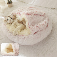 Load image into Gallery viewer, HOOPET Pet Dog Cat Bed Round Plush
