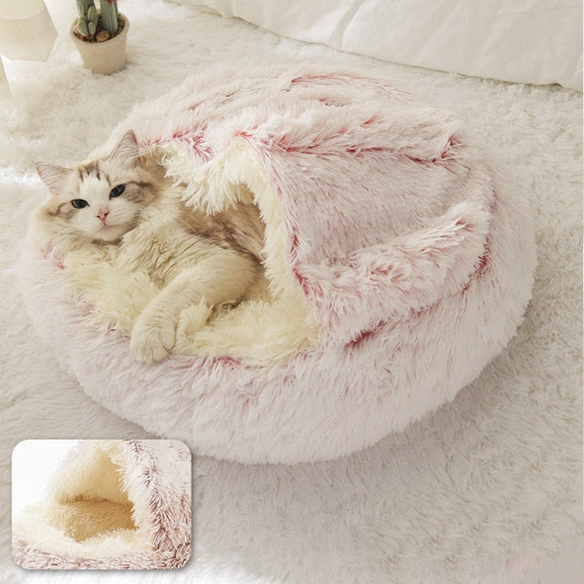 HOOPET Pet Dog Cat Bed Round Plush