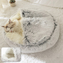 Load image into Gallery viewer, HOOPET Pet Dog Cat Bed Round Plush
