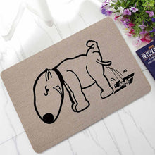 Load image into Gallery viewer, Cat Dog Paws Rubber Indoor Outdoor Anti Slip Doormat
