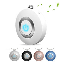 Load image into Gallery viewer, Wearable Air Purifier Necklace Mini Portable USB Air Cleaner Negative Ion Generator Low Noise Air Freshener
