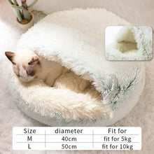 Load image into Gallery viewer, HOOPET Pet Dog Cat Bed Round Plush
