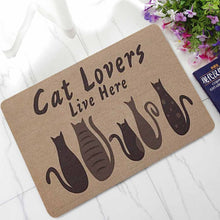 Load image into Gallery viewer, Cat Dog Paws Rubber Indoor Outdoor Anti Slip Doormat
