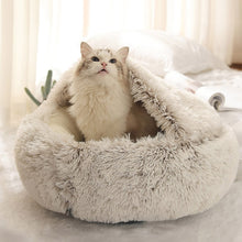 Load image into Gallery viewer, HOOPET Pet Dog Cat Bed Round Plush
