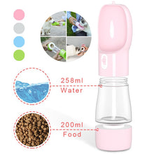 Load image into Gallery viewer, Multifunction Pet Dog Water Bottle For Dogs Travel
