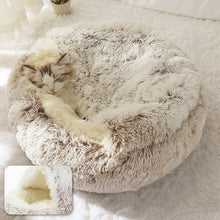 Load image into Gallery viewer, HOOPET Pet Dog Cat Bed Round Plush
