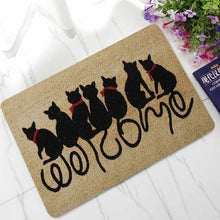 Load image into Gallery viewer, Cat Dog Paws Rubber Indoor Outdoor Anti Slip Doormat
