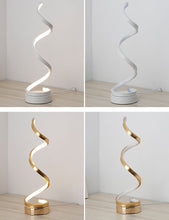 Load image into Gallery viewer, LED Spiral Desk Lamp
