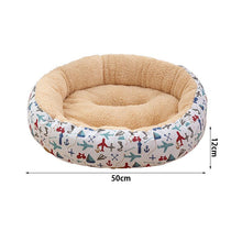 Load image into Gallery viewer, FUNABKY 50*12cm Geometric Patterns Cotton soft Dog Bed Washable
