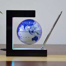 Load image into Gallery viewer, E-Shape Magnetic Levitation Floating World Globe with LED Lights
