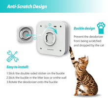 Load image into Gallery viewer, DownyPaws 4000mAh Smart Cat Odor Purifier For Cats Litter Box Deodorizer Dog Toilet Rechargeable Air Cleaner Pets Deodorization
