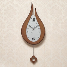 Load image into Gallery viewer, Large Wall Pendulum Wooden Clock - Nordic Swing Clock
