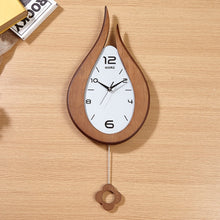 Load image into Gallery viewer, Large Wall Pendulum Wooden Clock - Nordic Swing Clock
